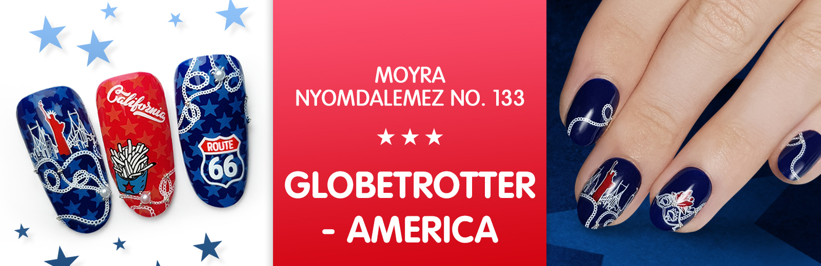 Moyra nyomdalemez 133 Globetrotter-America