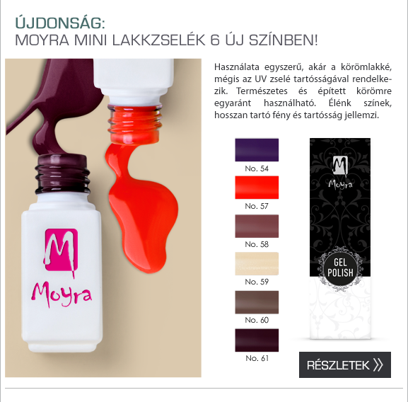 Új Moyra Mini Lakkzselék!