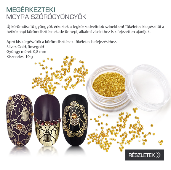 Megérkeztek! Moyra szórógyöngyök!
