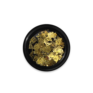 Moyra tégelyes körömdísz No. 03 Gold Metal