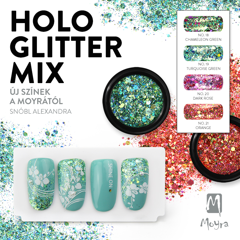 Új Holo Glitter Mix árnyalatok érkeztek!