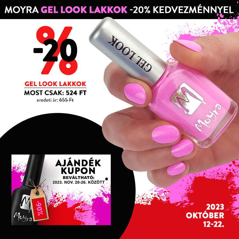 Moyra Gel Look Lakkok -20% kedvezménnyel!