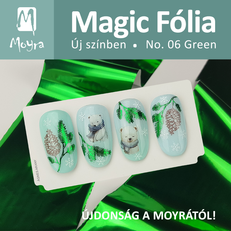 Különlegesen zöld színű Magic Foil fóliával bővült kínálatunk.
