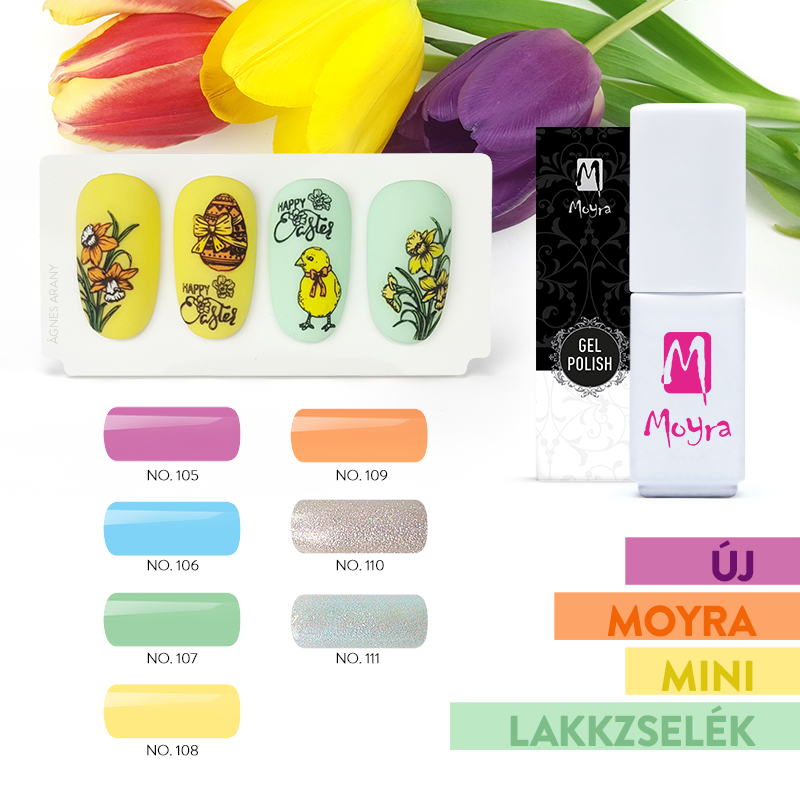 Új színek érkeztek - Moyra mini lakkzselé kollekció