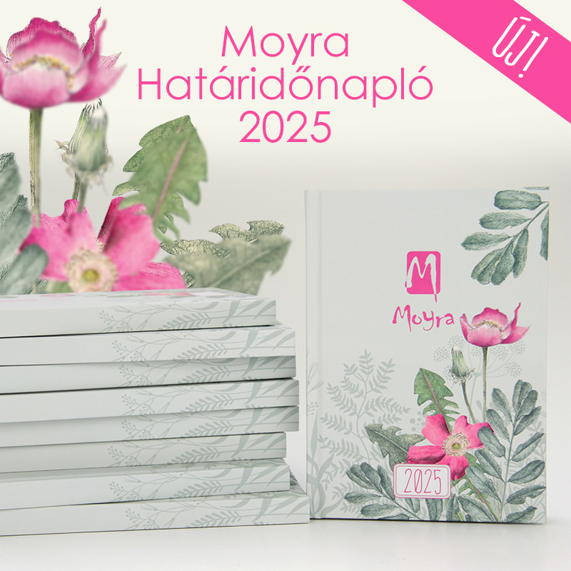 Megérkezett! Moyra határidőnapló 2025