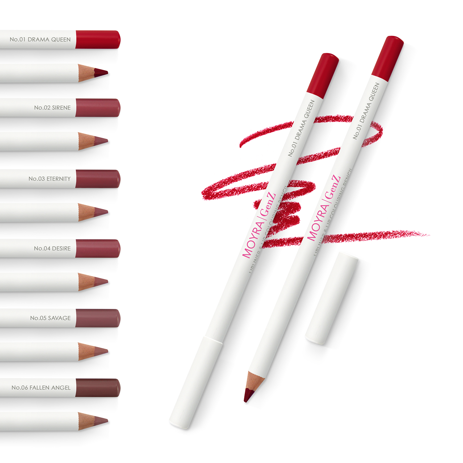 Szájkontúr és Szájszínező ceruza No.01 Drama Queen Szájkontúr és Szájszínező ceruza No.01 Drama Queen