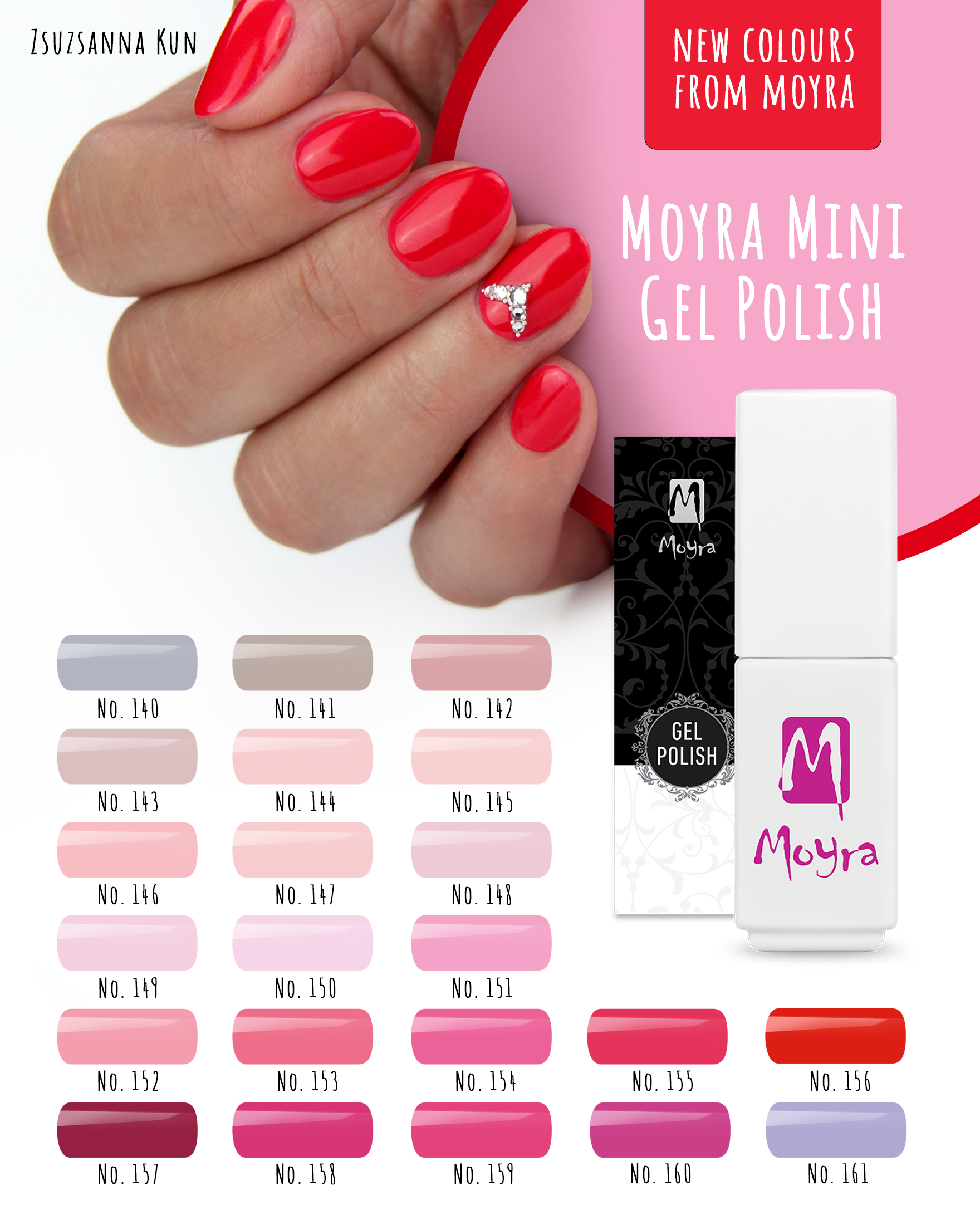 22 új szín – 22 új kedvenc! Moyra mini lakkzselé kollekció