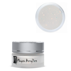 Moyra Építő porcelánpor Magic milky white - peach effect 12 g