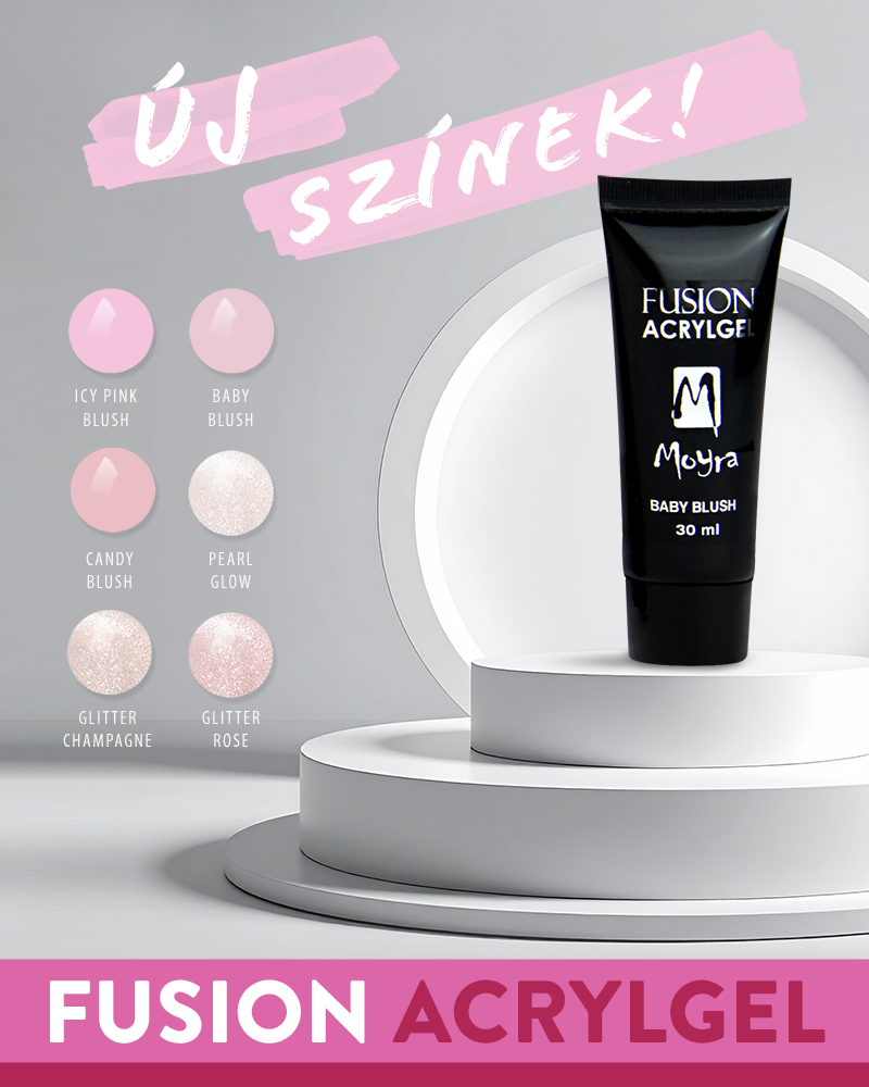 Megérkeztek a Moyra Fusion Acrylgel legújabb, álomszép árnyalatai!