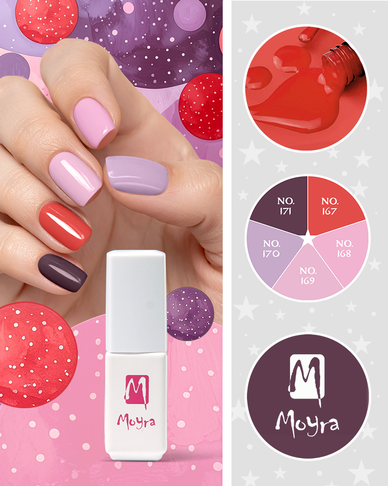 Megérkeztek a Moyra mini lakkzselé kollekció legújabb árnyalatai!